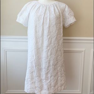 Michael Kors | White Floral Embroidered Dress